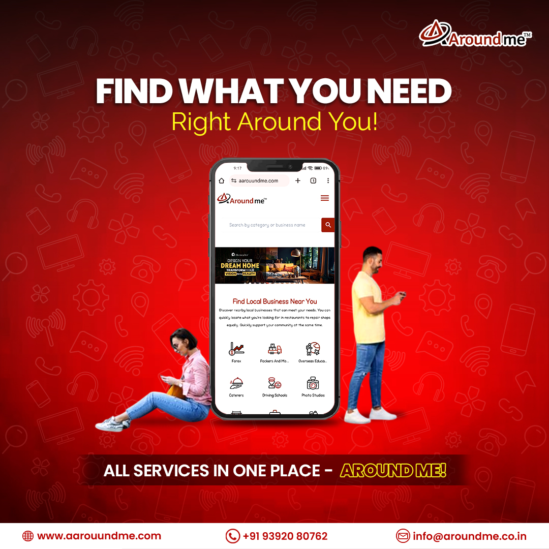 AroundMe_off's tweet photo. 𝐅𝐢𝐧𝐝 𝐖𝐡𝐚𝐭 𝐘𝐨𝐮 𝐍𝐞𝐞𝐝 – 𝐑𝐢𝐠𝐡𝐭 𝐀𝐫𝐨𝐮𝐧𝐝 𝐘𝐨𝐮!

Looking for trusted local businesses &amp; services? From repairs to event planners, caterers &amp; more—is just a tap away!

Visit: https://t.co/wLhrP6zZBz
Call: +91 93920 80762
Email: info@aroundme.co.in

#AroundMe https://t.co/U28upvWuk1