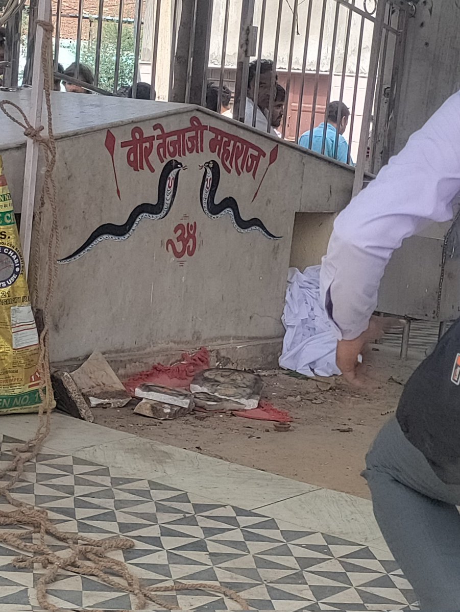TheTejalMediaIN's tweet photo. जयपुर में प्रताप नगर के सेक्टर 3 में लोक देवता वीर तेजाजी महाराज की मूर्ति असामाजिक तत्वों द्वारा तोड़ने की जानकारी संज्ञान में आई में अनुरोध कर रहा हूं,जयपुर पुलिस कमिश्नर से मूर्ति को तोड़ने वाले बदमाशों का शीघ्रता से पता लगाकर उनके खिलाफ कड़ी कानूनी कार्यवाही करने के संदर्भ में तेजाजी भक्तो को पुलिस भरोसा दे कि,असामाजिक तत्वों द्वारा ऐसी हरकत करना जन -आस्था के साथ खिलवाड़ है,लाखों -करोड़ों लोगों की आस्था तेजाजी में है और आस्था के साथ खिलवाड़ बर्दाश्त नहीं किया जाएगा |