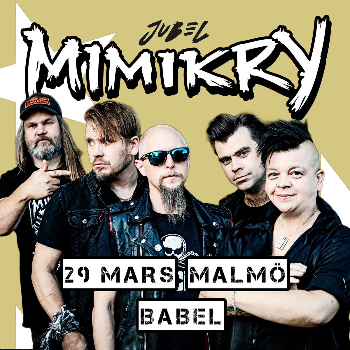 babelmalmo's tweet image. 𝑴𝑰𝑴𝑰𝑲𝑹𝒀 + 𝑽𝑬𝑻 𝑯𝑼𝑻 - 𝟐𝟗 𝑴𝑨𝑹𝑺
Ikväll är det dags för Mimikry och Vet Hut att skapa ett riktigt gött röj när de kommer till Babel! Missa inte Sveriges punkigaste rockband!

Biljetter --&amp;gt; secure.tickster.com/ed09hb8rbt39v79