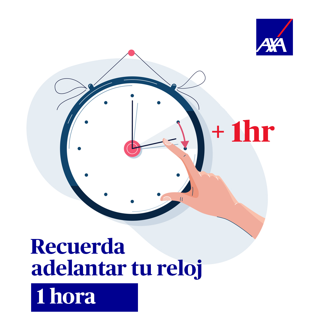 🌟 ¡Atención! Esta noche es el cambio de hora ⏰, toca adelantar tu reloj una hora y disfrutar de más luz solar 🌞 

¡No olvides hacerlo antes de dormir!