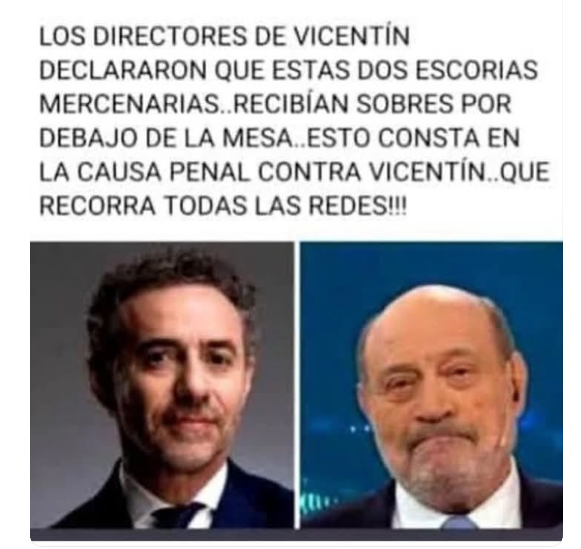 MAJULITO  “estimulado” por sus patrones se dedica a desprestigiarme en sus desprestigiados medios de prensa porque DEFIENDO A ESMERALDA MITRE QUE LOS ACUSA DE FRAUDE y LAVADO. Un día te van a dejar de bancar y tendrás que andar por la calle sin la patota que te acompaña.