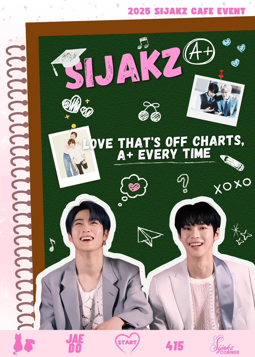 Sijakz_corner's tweet photo. Sijakz Corner Present

🎓✨ 𝗦𝗜𝗝𝗔𝗞𝗭 𝗔+: 𝗟𝗼𝘃𝗲 𝗧𝗵𝗮𝘁’𝘀 𝗢𝗳𝗳 𝘁𝗵𝗲 𝗖𝗵𝗮𝗿𝘁𝘀, 𝗔+ 𝗘𝘃𝗲𝗿𝘆𝘁𝗶𝗺𝗲 ✨🎓

Class is officially in session—are you ready to join the 𝗰𝗼𝗼𝗹𝗲𝘀𝘁 𝗰𝗹𝘂𝗯 in the city? 

📍 Cozwin Coffee, Jatinegara 🗓️ Saturday, 19 April
🕑 02.00 - 06.00 WIB 💰 110K
 ⏳ 𝗘𝗻𝗿𝗼𝗹𝗹𝗺𝗲𝗻𝘁 𝗢𝗽𝗲𝗻𝘀: Saturday, 29 March 4.15 WIB – Don’t be late!

𝗪𝗵𝗮𝘁’𝘀 𝗼𝗻 𝘁𝗵𝗲 𝘀𝘆𝗹𝗹𝗮𝗯𝘂𝘀?
🎞️ Photo Exhibition
🎨 Coaster Painting
📑 SIJAKZ Exam (it’s all for fun!)
 
🎁 𝗘𝘅𝗰𝗹𝘂𝘀𝗶𝘃𝗲 Gifts:
Glitter Postcard, Paper Cup, Sticker Pack, Pin Button, Enamel Mug, & Paper Bag

🍹Enjoy delicious drinks & snacks!

Seats are limited, secure your spot and get ready to score an A+! ✨

#SijakzCorner #SijakzGraduateOfLove #415CLUB