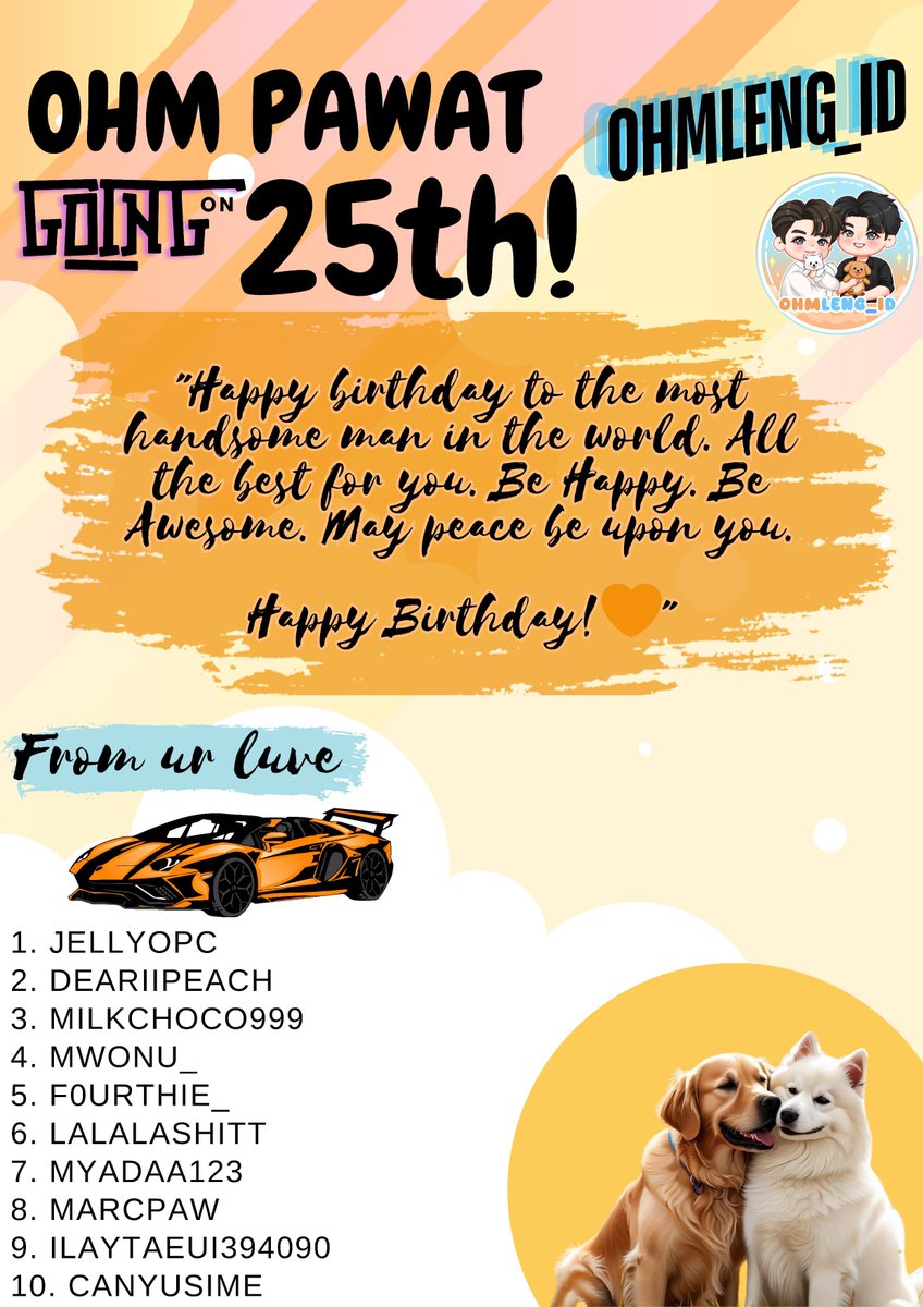 OHMLENG_ID's tweet photo. Special Thanks : @jellyopc @Deariipeach @Milkchoco999 @mwonu_ @f0urthie_ @lalalashitt @myadaa123 @marchpaw @IlayTaeui394090 @canyusime https://t.co/i3dDwPjQyK