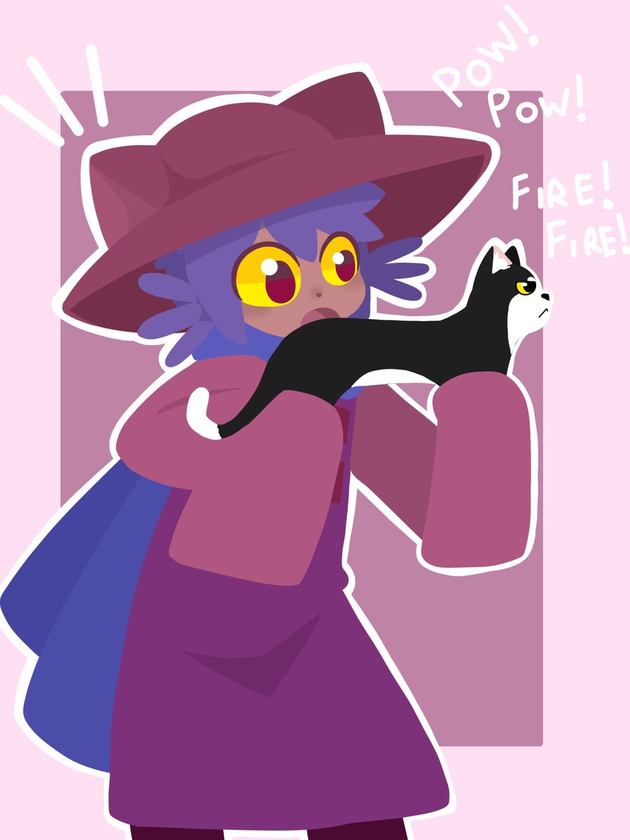 Niko stop playing with the cat like it's a gun...

(dumb idea a friend gave me 😺)

(Fast draw)
#Oneshot #Oneshotgame
