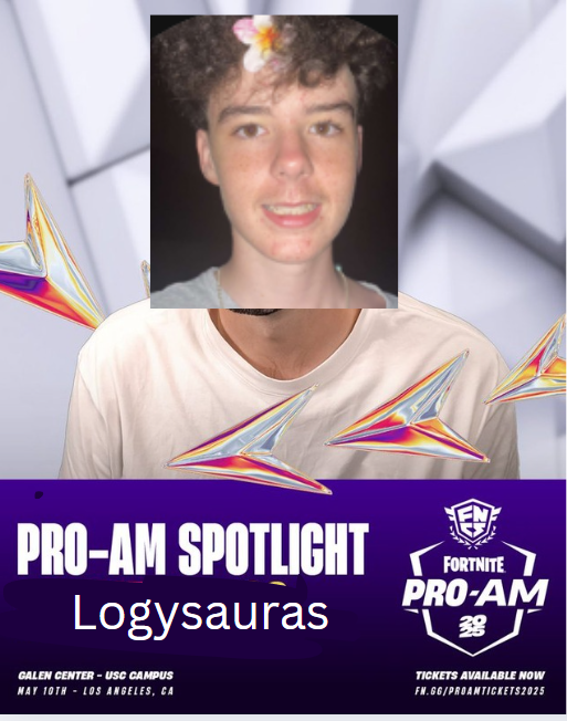 About time I go to LAN.   

Extremely grateful to be invited to compete in the next FNCS Pro-Am 2025 in LA!  

 If you want to watch me (<a href="/Logysauras/">Logysauras</a>) run it up with the best in the world (@MissyyAUS) grab your tickets.  👇📷 

fn.gg/ProAmTickets20…