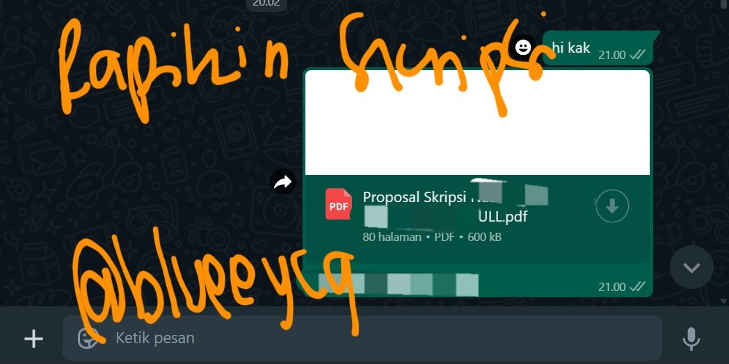 kava . wa fsr, joki rapihin word & ppt sempro tweet media