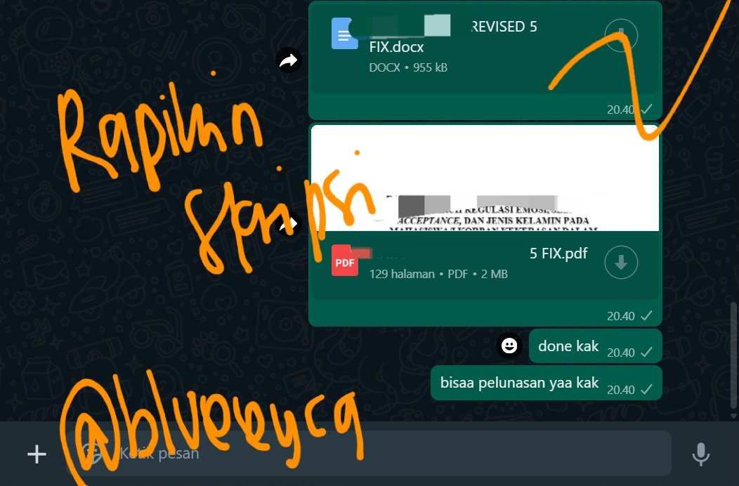 kava . wa fsr, joki rapihin word & ppt sempro tweet media
