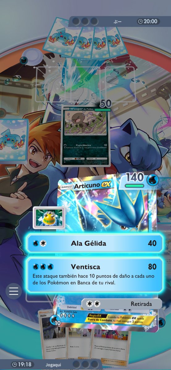 jogaqui's tweet photo. En las nuevas clasificatorias del pokemon tcg pocket me salió 10 caras en turno 1 XD https://t.co/8Vje0uWK2j