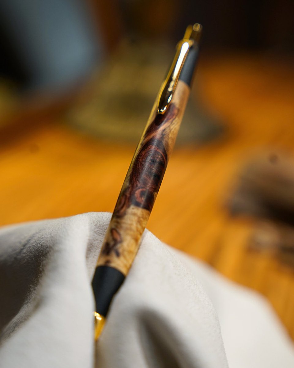 店舗商品紹介『本花梨瘤 源平』 個性的な一本🖊️ 📍松本本店