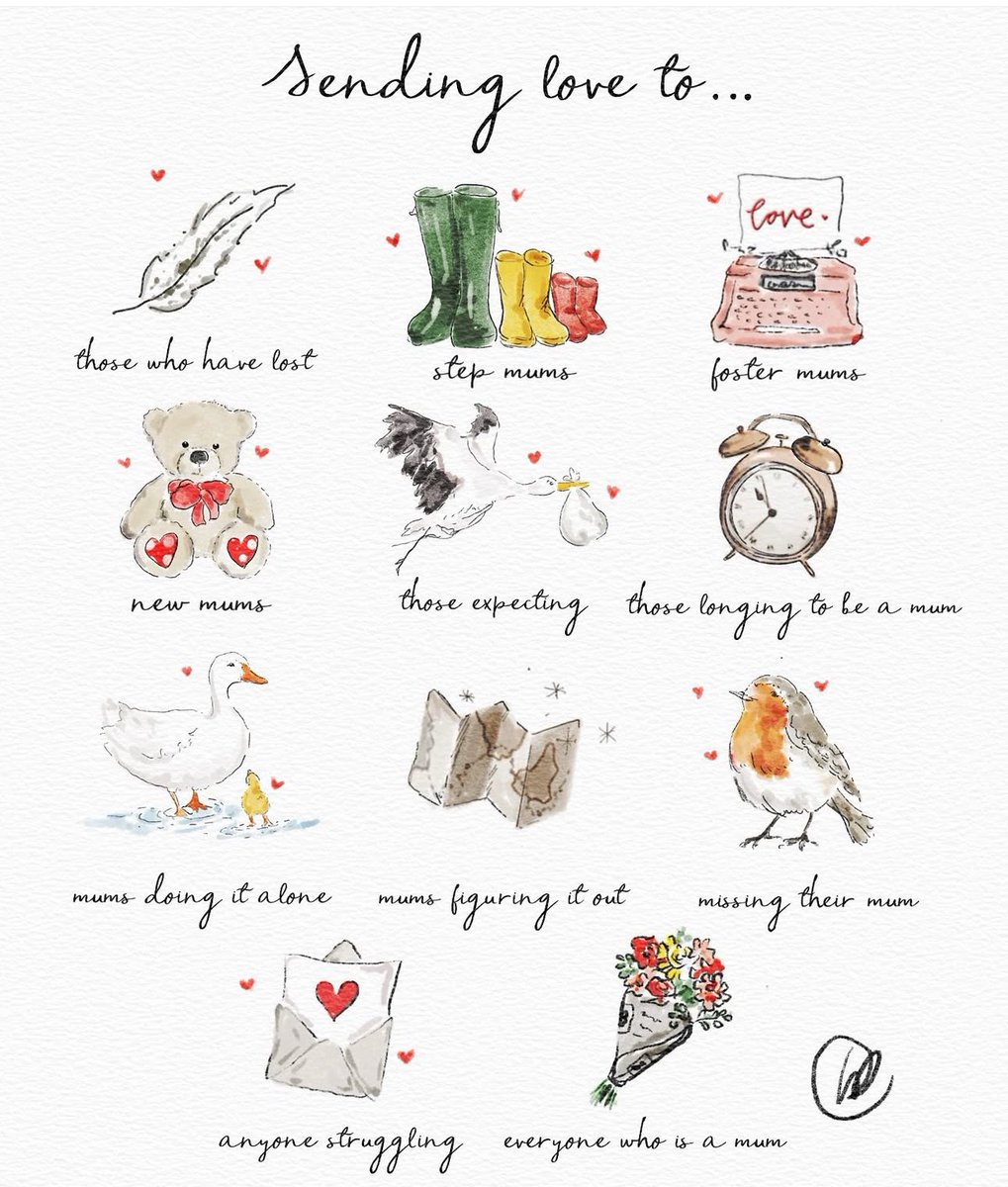 We are sending our love and support to you all this weekend 💖 #MothersDay 

Lucy Claire Illustration 💖