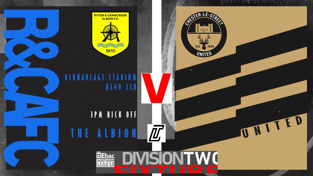 theleadnl's tweet image. ℹ️//TODAY//FIXTURE//NL2

@RACAFC1970  v @CLSUnited 
Comp: @EbacNorthernLge - Division Two
Venue: Oldhaulage Stadium, NE40 3SN
Kick Off: 3pm

📈CURRENT FORM//
Ryton &amp;amp; Crawcrook Albion
7th | DDWWLL - Lost 2-1 at fellow playoff hopefuls Thornaby last weekend. Glenn Caygill with the