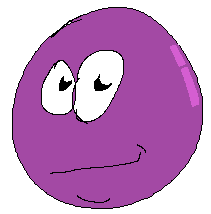 here's my friendly ball-sona, I call him purple ball