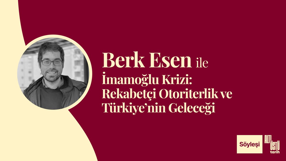 İmamoğlu'nun tutuklanması rejimle ilgili ne söylüyor?

Türkiye'yi demokrasiden rekabetçi otoriterliğe iten dönüm noktaları nelerdi?

Yurttaşlar ne yapabilir?

<a href="/berkesen/">Berk</a> ile rekabetçi otoriterliği, rejimin karakterini ve demokrasi mücadelesini konuştuk.

youtu.be/l6ZTywmKH7A?si…