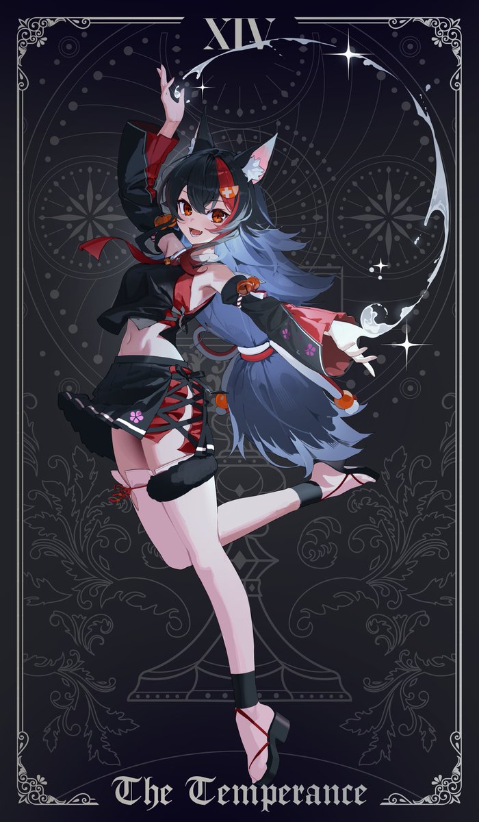 moricalliope's tweet photo. ✮⋆˙𝕿𝖍𝖊 𝕿𝖊𝖒𝖕𝖊𝖗𝖆𝖓𝖈𝖊 𝕬𝖗𝖈𝖆𝖓𝖆✮⋆˙ 

The queen of the tarot!! Exuding virtue with her howl, my senpai is so dependable and cool! ミオ先輩がゲストで登場します！@ookamimio 

We'll sing together at my birthday concert on April 4th, so don't miss it!
#HBDMori2025 https://t.co/d9gD8mC1pS