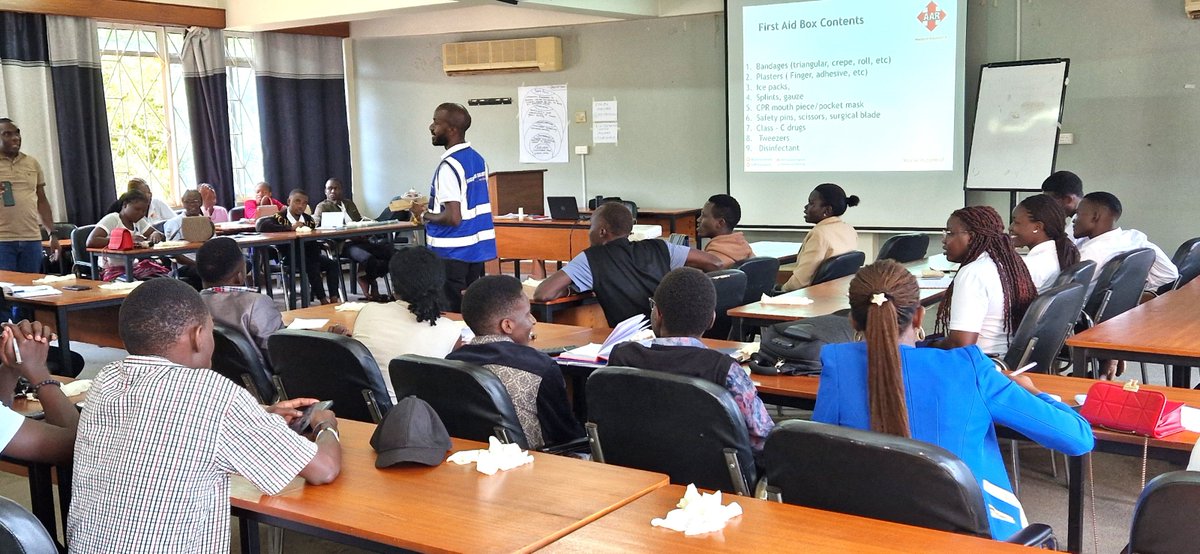 MCFMakerere's tweet photo. This morning we undertook first aid training for scholars of @MastercardFdn @Makerere to prepare and equip them with transferable skills to be able to support other young people in their communities. https://t.co/kFOicszJly