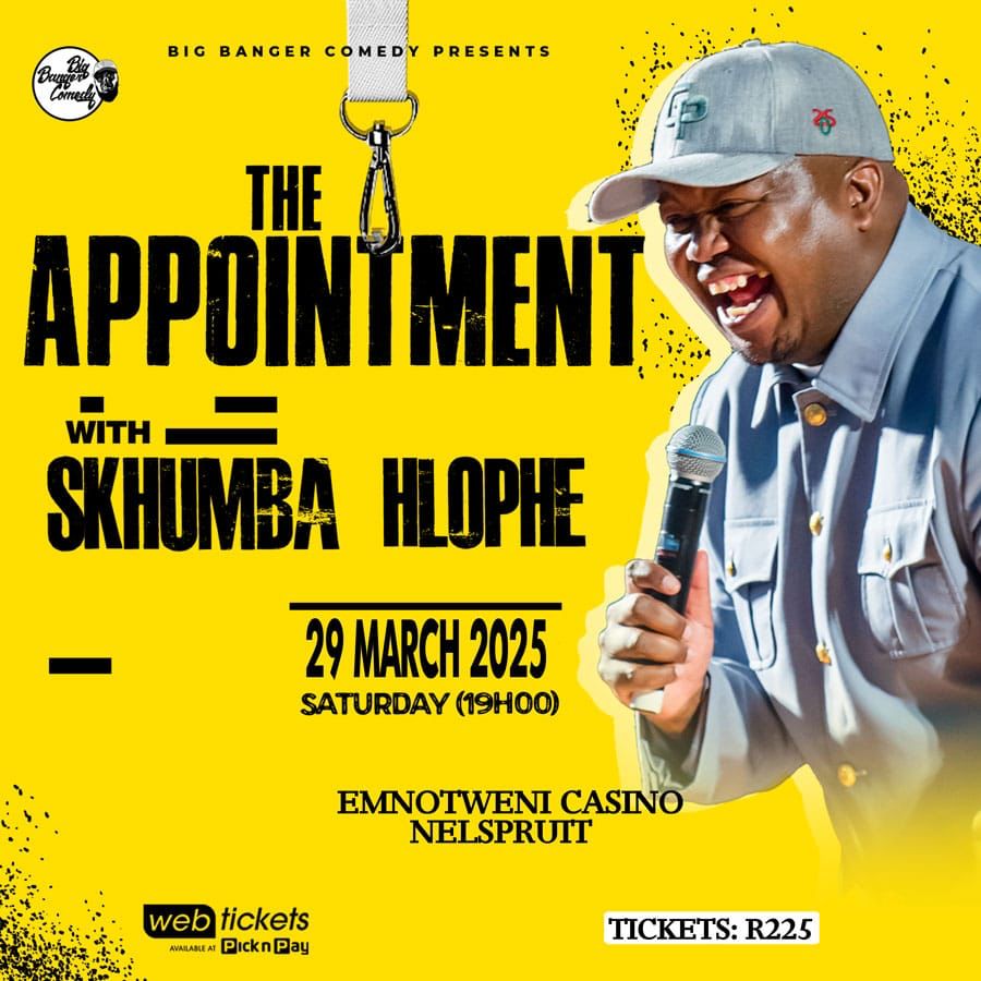 Nelspruit Tonight..... See y'all later.... Tickets <a href="/webtickets/">webtickets</a> or <a href="/PicknPay/">Pick n Pay</a>