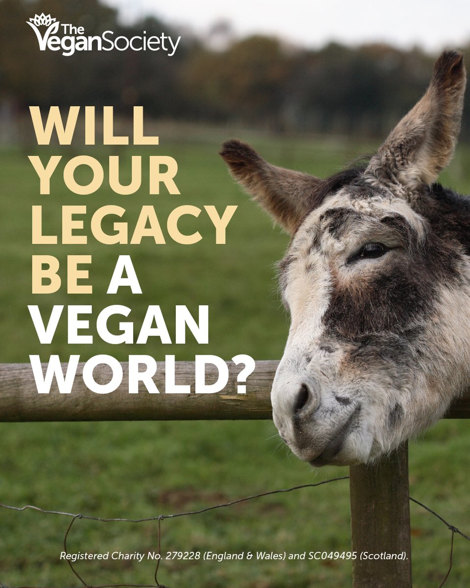 The Vegan Society (@thevegansociety) on Twitter photo March is Free Wills Month!
If you are based in the UK and over the age of 18, please get in touch with our Legacy Team for a free will today at legacies@vegansociety.com or call them on 0121 507 9987.
For more information check out our Legacy Resources: vegansociety.com/leaving-gift-yā¦. March is Free Wills Month!
If you are based in the UK and over the age of 18, please get in touch with our Legacy Team for a free will today at legacies@vegansociety.com or call them on 0121 507 9987.
For more information check out our Legacy Resources: vegansociety.com/leaving-gift-yā¦.