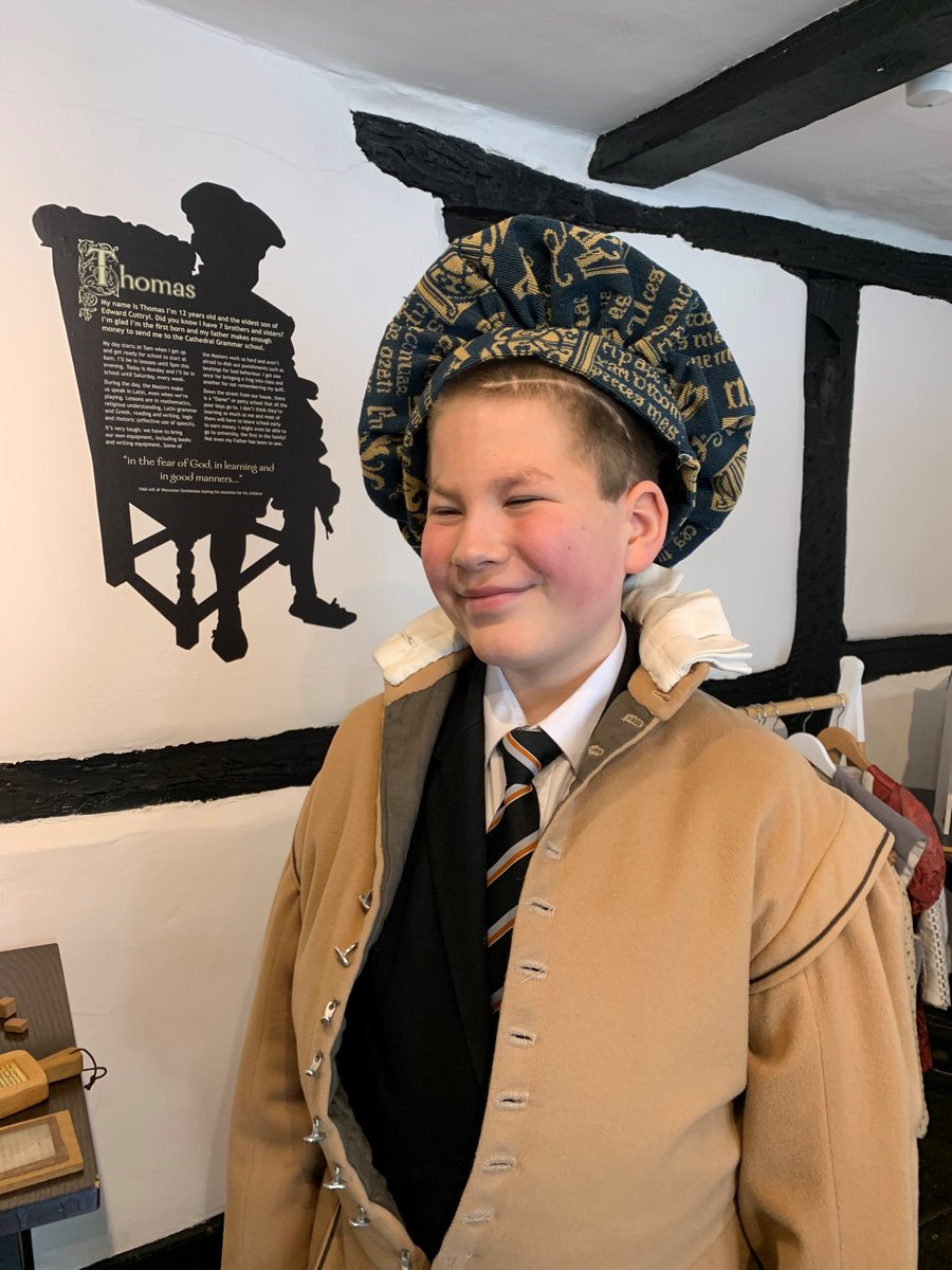 Yesterday we welcomed pupils and staff from New College Worcester for a tour around Tudor House Museum. 
Take a look at our learning page  tudorhouse.org.uk/learning/
We love meeting new groups and schools, and return visits too!