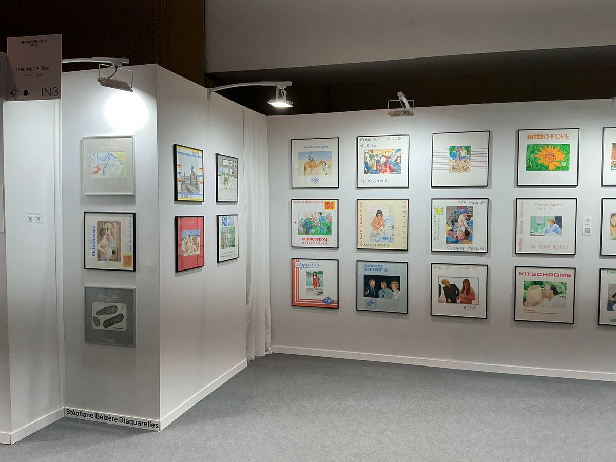 jm_oger's tweet photo. Retrouvez-nous ce week-end à @DRAWINGNOWPARIS. La galerie présente un solo show des "Diaquarelles" de Stéphane Belzère, comme un voyage dans le temps et l’espace à travers un monde d’images analogiques vouées à disparaître. https://t.co/vWEOWKG4ME