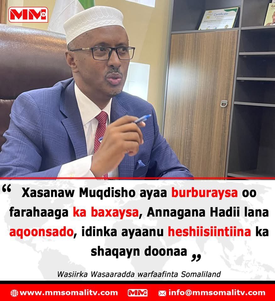 warsamohamed84's tweet photo. Tolow #Qadadweyn miyay leeyihiin #Aqligaas??
Miyayna ka fikiryn iney Somaliland noqoneyso #Dalka iyo -#Dadka ugu horeynayaa ee Walalhood #Garab iyo #Gashaan uu noqoon doonaa. ?
@HassanSMohamud https://t.co/ke4RR8qo2h