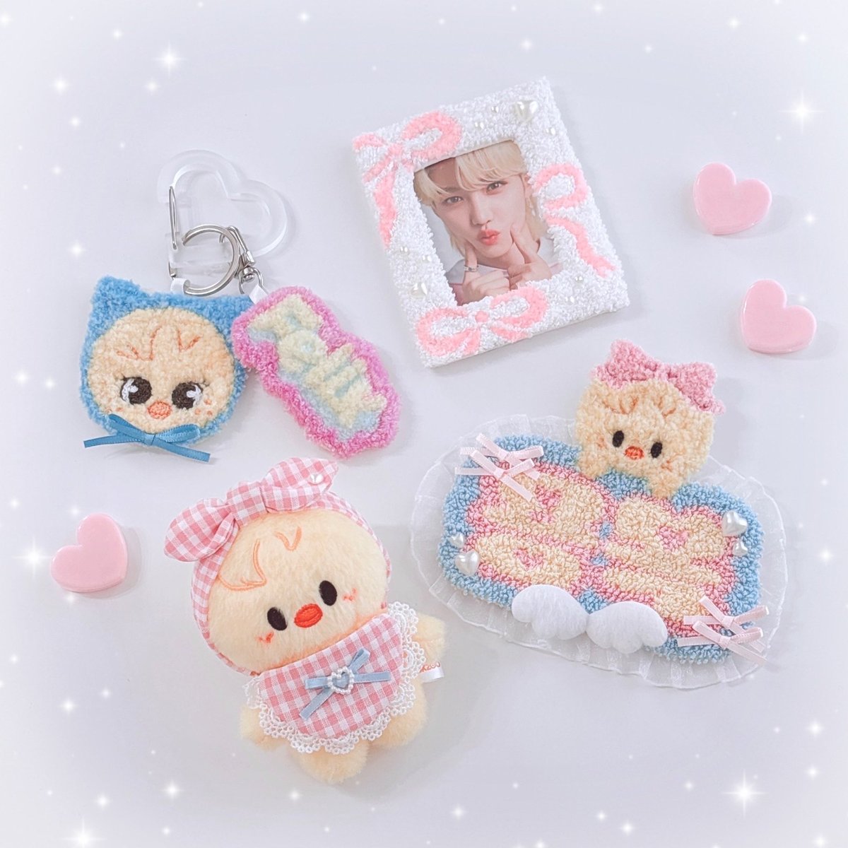 フリーステッチングニードルで作った小物たち🐥

 skzoo ポガリ ハンドメイド