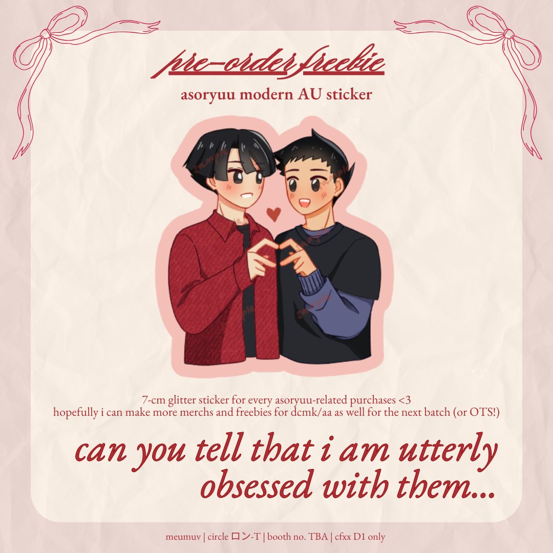 （shares are very appreciated!）

the lawyers are coming to #comifuroxx! 🌸

✦ the great ace attorney (tgaa, dgs / asoryuu), ace attorney (aa), dcmk (detective conan)
✦ 29 mar - 7 apr
✦ pick-up d1 &amp; mail order

bit.ly/PO1CFXX_meumuv 

#cfxx #cfxxcatalogue #comifuro20 #cf20