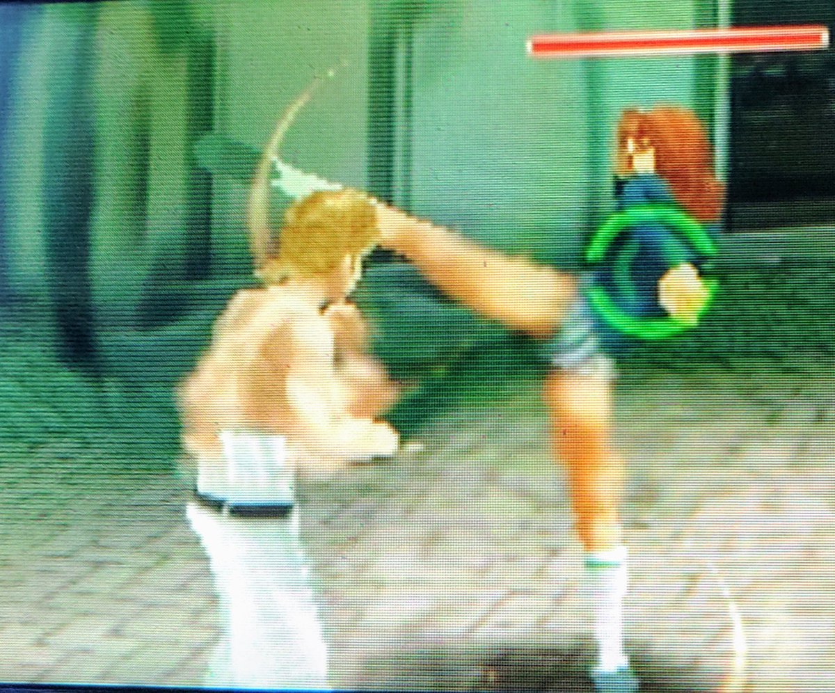 喧嘩番長Brosから、ミニスカJK軍団の股間にグレープフルーツクロー。
技名は、金○つかみという何とも生々しい名前。

JK達は高速の連続足技を武器に、中々に手強く、主人公のレベルが低い状態なら、やはり攻撃力MAXのこの技が一番。

#グレープフルーツクロー
#女の子に急所攻撃
#マン的
#ryona