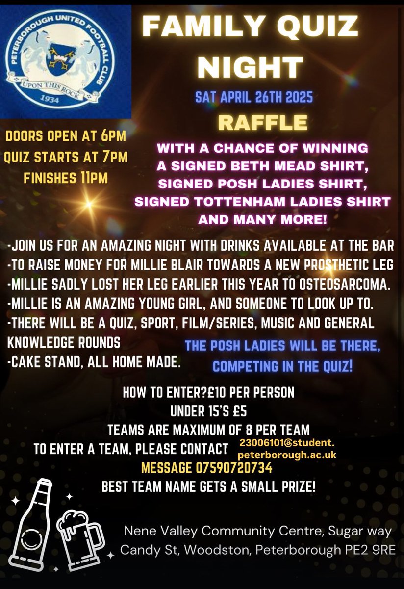 NeiveCorry's tweet image. If anyone has any raffle bits they could donate please get in contact but more importantly if your free and want to come down get in touch and enter a team!!🤍💙
