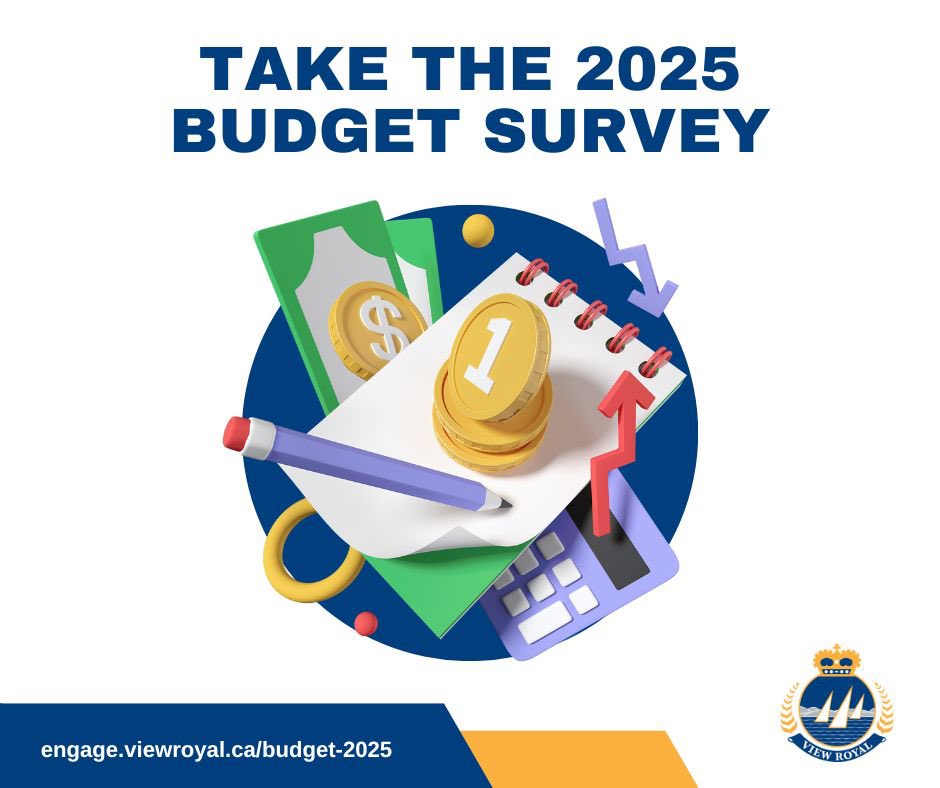 ViewRoyalBC's tweet image. View Royal’s budget funds essential services like:

✅ Police &amp;amp; Fire Services
✅ Roads &amp;amp; Transportation
✅ Parks &amp;amp; Recreation
✅ Sewer &amp;amp; Drainage

Complete the Budget 2025 Survey and share your feedback.

Survey closes April 2

Take the survey here: engage.viewroyal.ca/budget-2025