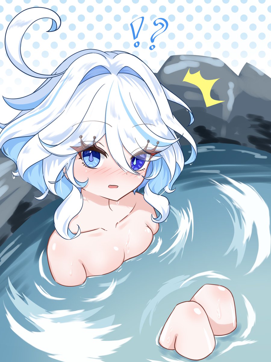 温泉でフリーナと♨️