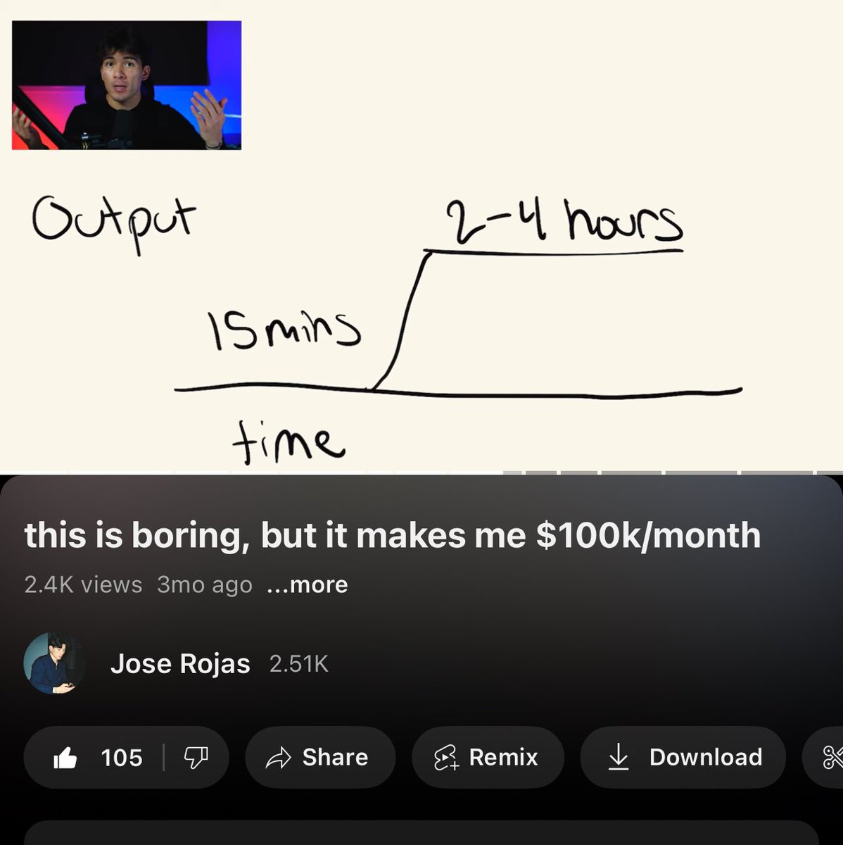 josextc's tweet image. Looking for a video editor for my YouTube channel: Business niche, whiteboard style, iPad style edits, raw style videos, Charlie Morgan, etc.

Similar to these two styles of videos on my channel. reply to this tweet follow and send me a message.

Show me examples of your work.