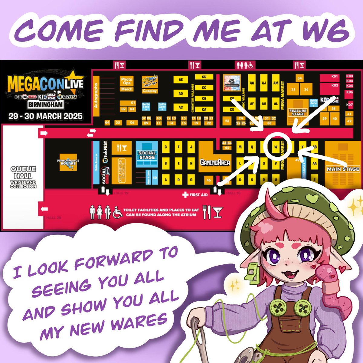 We're here at <a href="/megaconlive/">MegaCon LIVE</a> Birmingham! Come find me at W6 right across from the Iron Throne ✨️😊

Can't wait to see you all!

#plushie #artprint #criticalroll #criticalroleart #animefanart #rannithewitch #arcane #deliciousindungeon