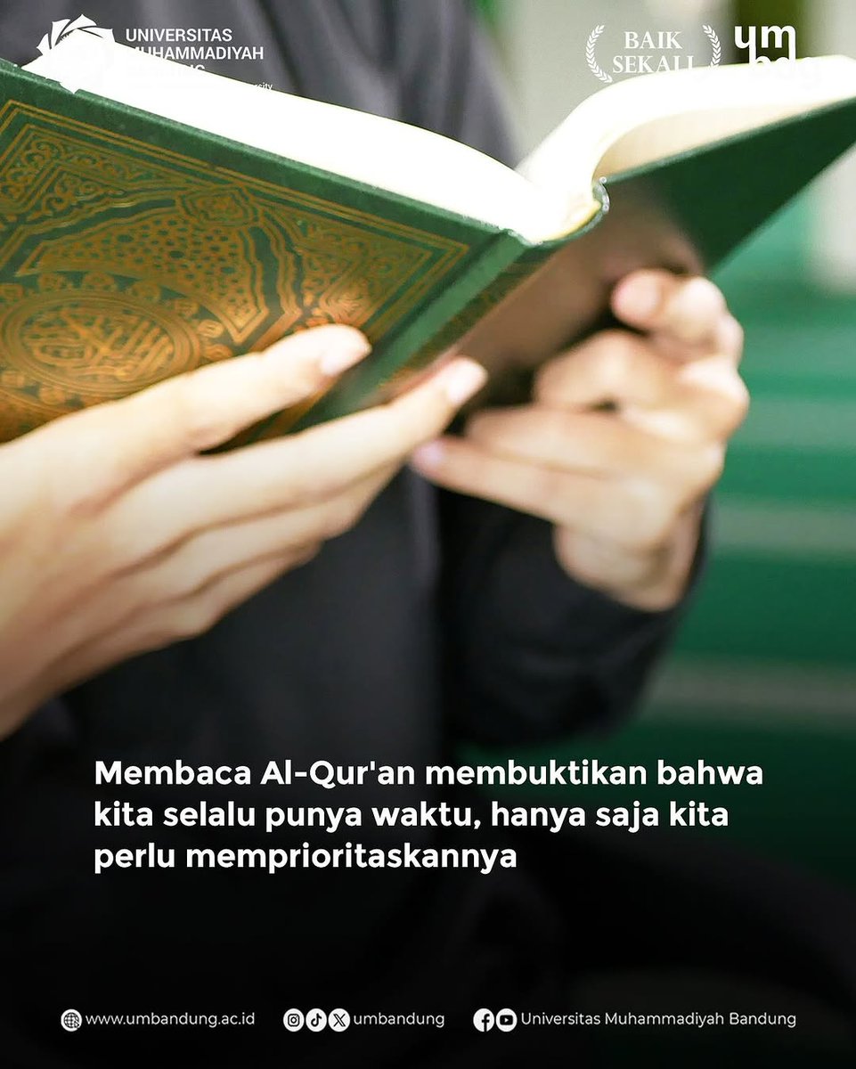 UMBandung's tweet photo. Ramadan perlahan pamit, tapi semoga cahaya kebaikannya tetap menyala di hati kita✨

Mari jaga kebiasaan baik dan terus bertumbuh menjadi versi terbaik diri kita. Mari bawa diri kita versi Ramadan di bulan-bulan berikutnya. https://t.co/mvwPh5HBej