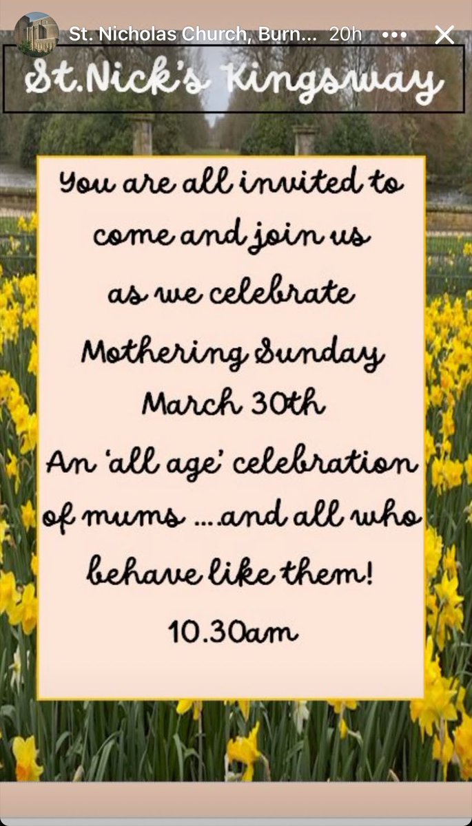 St Nicholas Church, Kingsway π³οΈβπ πΊπ¦ (@stnickskingsway) on Twitter photo Join us for our Motherβs Day service at 10.30, with <a href="/augustineihm/">Augustine Tanner-Ihm</a> #giftsofflowers #refreshments #inclusivechurch <a href="/DioManchester/">Diocese of Manchester</a> <a href="/churchofengland/">The Church of England</a> service broadcast live via st-Nicholas-church.org.uk Join us for our Motherβs Day service at 10.30, with <a href="/augustineihm/">Augustine Tanner-Ihm</a> #giftsofflowers #refreshments #inclusivechurch <a href="/DioManchester/">Diocese of Manchester</a> <a href="/churchofengland/">The Church of England</a> service broadcast live via st-Nicholas-church.org.uk