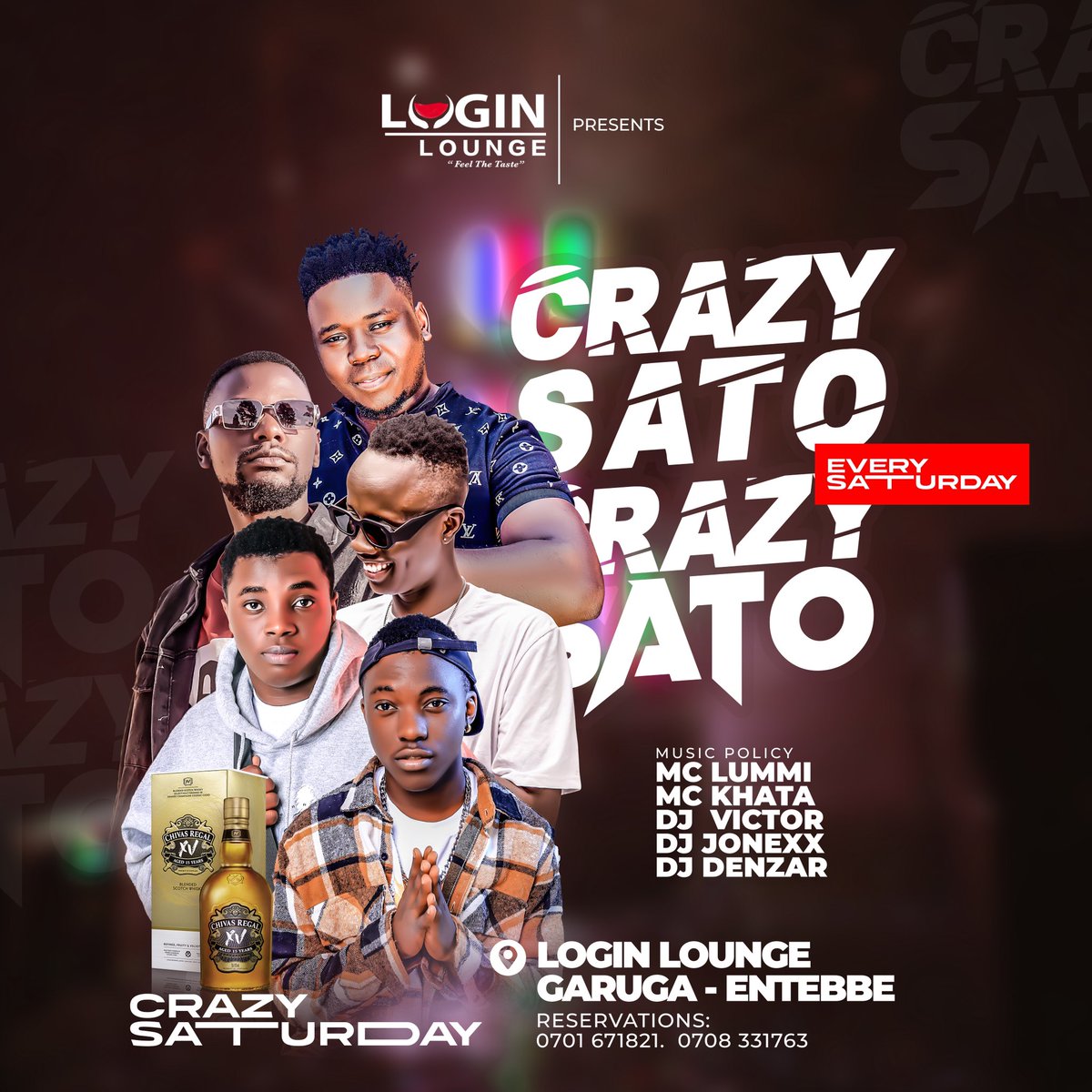 McKhataUg's tweet photo. Every Last Saturday Of The Month Is #SnapSaturday At Login Lounge Garuga/Ebbs With Special Appearances | Come The 29Th March We Shall Be Having @JowyLanda17 | Free Entry Ft Al You Favorite Acts.
RSVP:0708331763
#EasterMondayAfrigoBand
#FeelTheTase #BeyondExpections https://t.co/IFHRKKd0vK