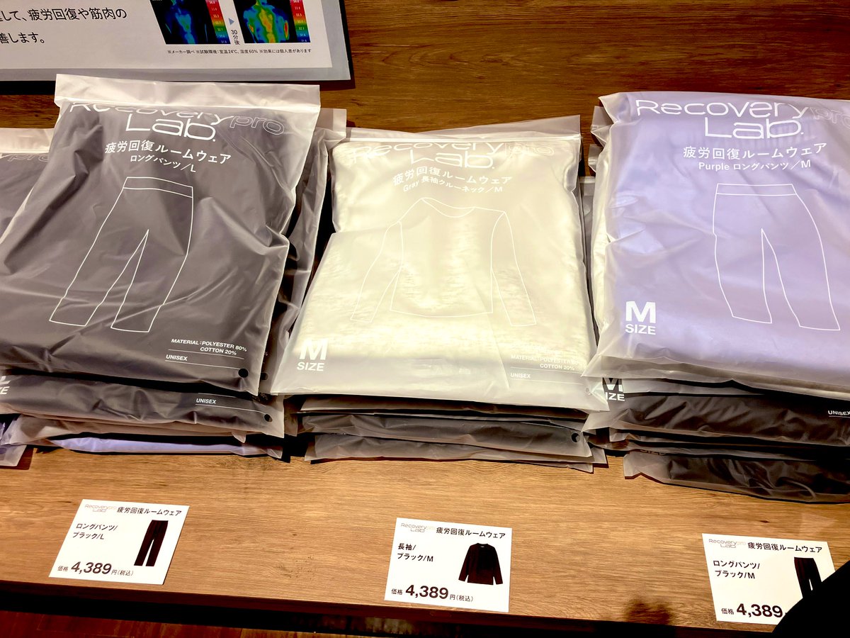 ibarakifutaba's tweet image. 着用して就寝すれば朝スッキリと快適に。
疲労回復をサポート

疲労回復ウェア入荷しました
#Recoverypro Lab.