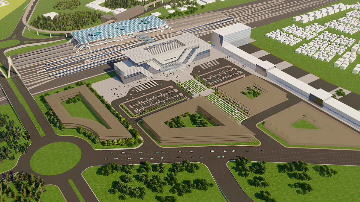 Siege4570's tweet image. Ajni Railway Station Redevelopment, Nagpur 🇮🇳

Keystone Infra Build - Globe Civil JV is executing this RLDA project on EPC mode at an estimated cost of ₹300 crore. Expected completion by 2026.  

(1/n)
#RailInfra #StationRedevelopment #AmritStations #Railways #Nagpur