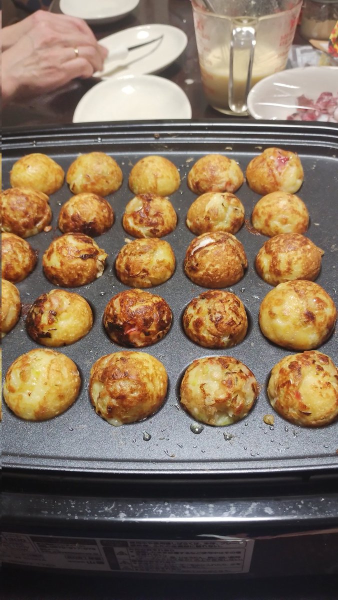 家族でタコパー！