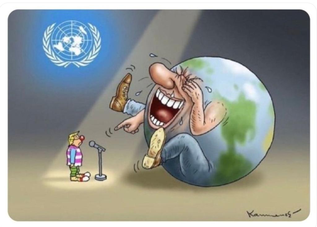 The rest of the world is laughing at. 
#MAGACultMorons