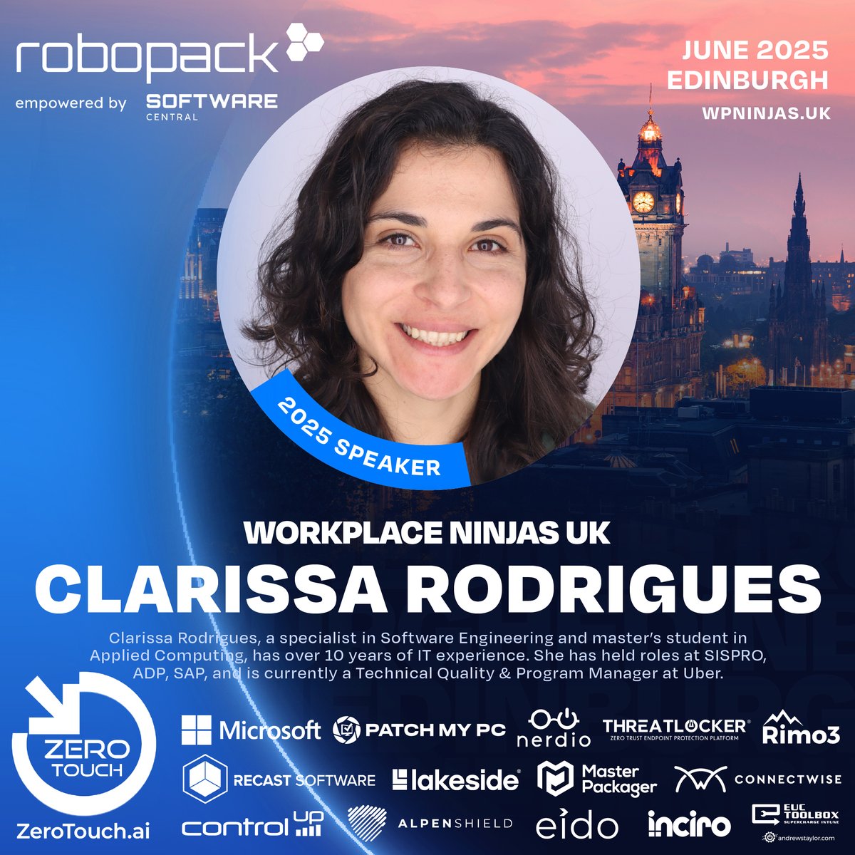 Clarissa Rodrigues is speaking at #WPNinjasUK! Join us in Edinburgh this June for top insights in modern workplace tech. 📍 June 2025 – Edinburgh 🔗 wpninjas.uk