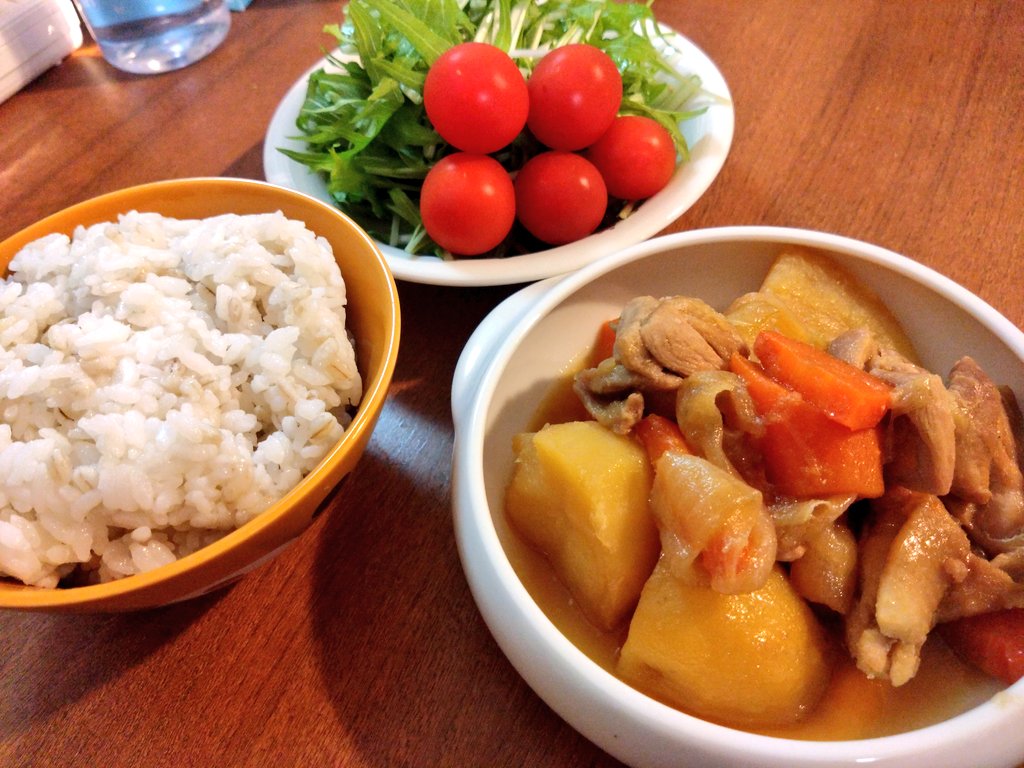 今日の夜ごはん
鶏じゃが🐥🥔
#おうちごはん

寒暖差で自律神経やられてる🫠