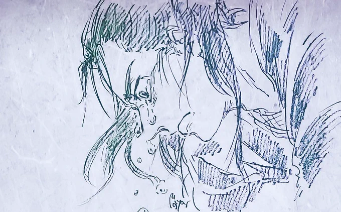 尊ちゃんは多分静かに、大きな瞳から大粒の涙を、拭もせずポロポロとこぼすのだろうなと。 
