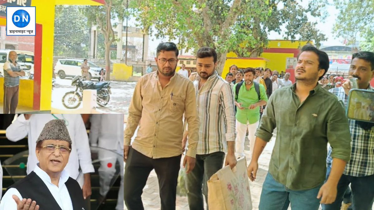 DNHindi's tweet image. सपा नेता आजम खान से मिलने पहुंचे उनके बेटे अब्दुल्ला आजम 

➡️ईद के मौके पर पिता से पहुंचे मिलने
➡️सीतापुर जेल पहुंचकर की मुलाकात
➡️19 महीने बाद आए आमने-सामने 
➡️पूर्व विधायक यूसुफ मलिक और सपा नेता मोहम्मद सलीम रहे मौजूद

#Sitapurjail #AbdullaAzam #Eid2025