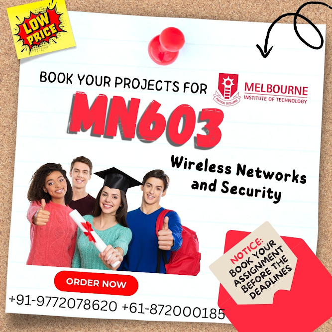 ShirleyNicole26's tweet photo. Are you facing trouble in your MN603 Wireless Network and Security assignment?
#MN507 #MN511 #MN521 #MN522 #MN601 #MN603 #MN604 #ME605 #MN610 #MN611 #MN621 #MN622 #MN623 #MN624 #MN625 #AssignmentHelpAustralia #MelbourneUniversity #Australia #AssignmentHelp #Aussie #HemeworkHelp https://t.co/JvFlaD2Dia