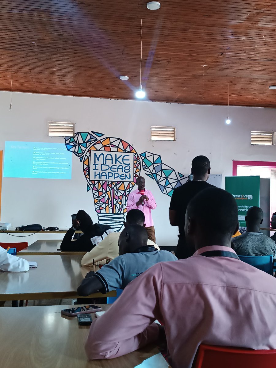 A digital marketing and business growth workshop is happening right now at Innovation Village Mbarara, bringing together industry experts, entrepreneurs, and strategists.

Sponsored by <a href="/912CroozeFM/">91.2 Crooze FM</a> <a href="/videaug1/">VIDEA Uganda</a> <a href="/Siboapp/">SIBO</a> and <a href="/KreativeCampus/">Kreative Campus</a>, the event covers key topics like campaign