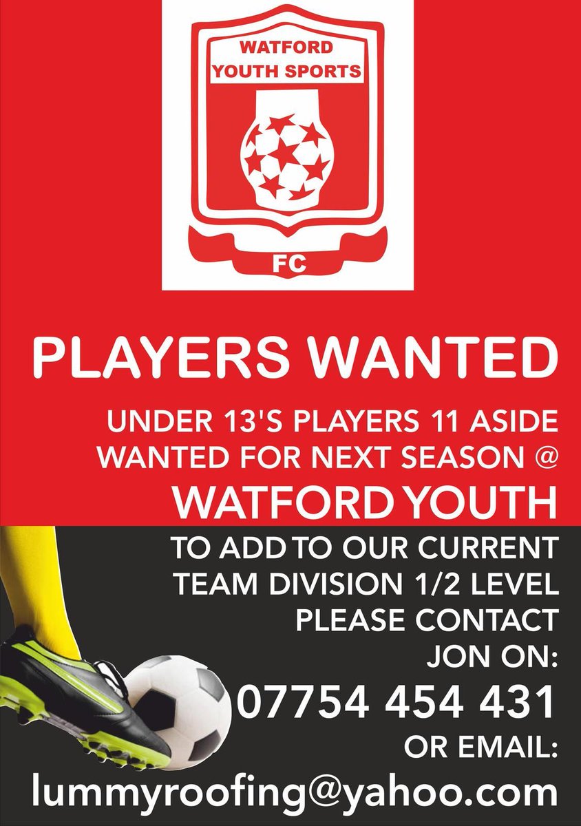 Our current Under 12s (year 7) are recruiting new players in preparation for their new Under 13s season. Call Jon to arrange a training session.