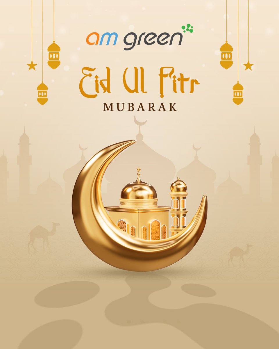 AM Green wishes everyone a joyous &amp; blessed #Eid! May this festive occasion bring peace and happiness to you and your loved ones. #EidMubarak