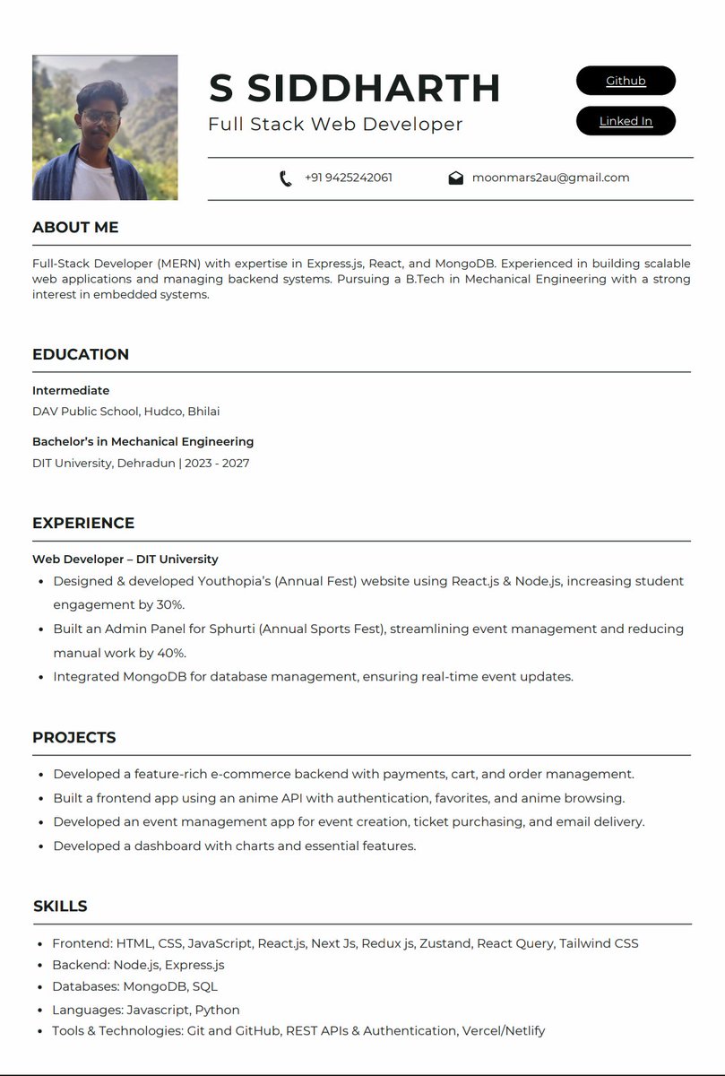 Siddharth280903's tweet photo. Freelance Web Developer for hire! Skilled in HTML, CSS, JavaScript, React, Zustand, Node.js, Express.js, MongoDB – full MERN stack. Open to projects and ready to build your next web solution. https://t.co/OHh0UrHqRJ