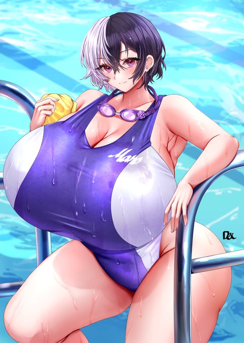 デカむち競泳水着🩱(リクエスト) 