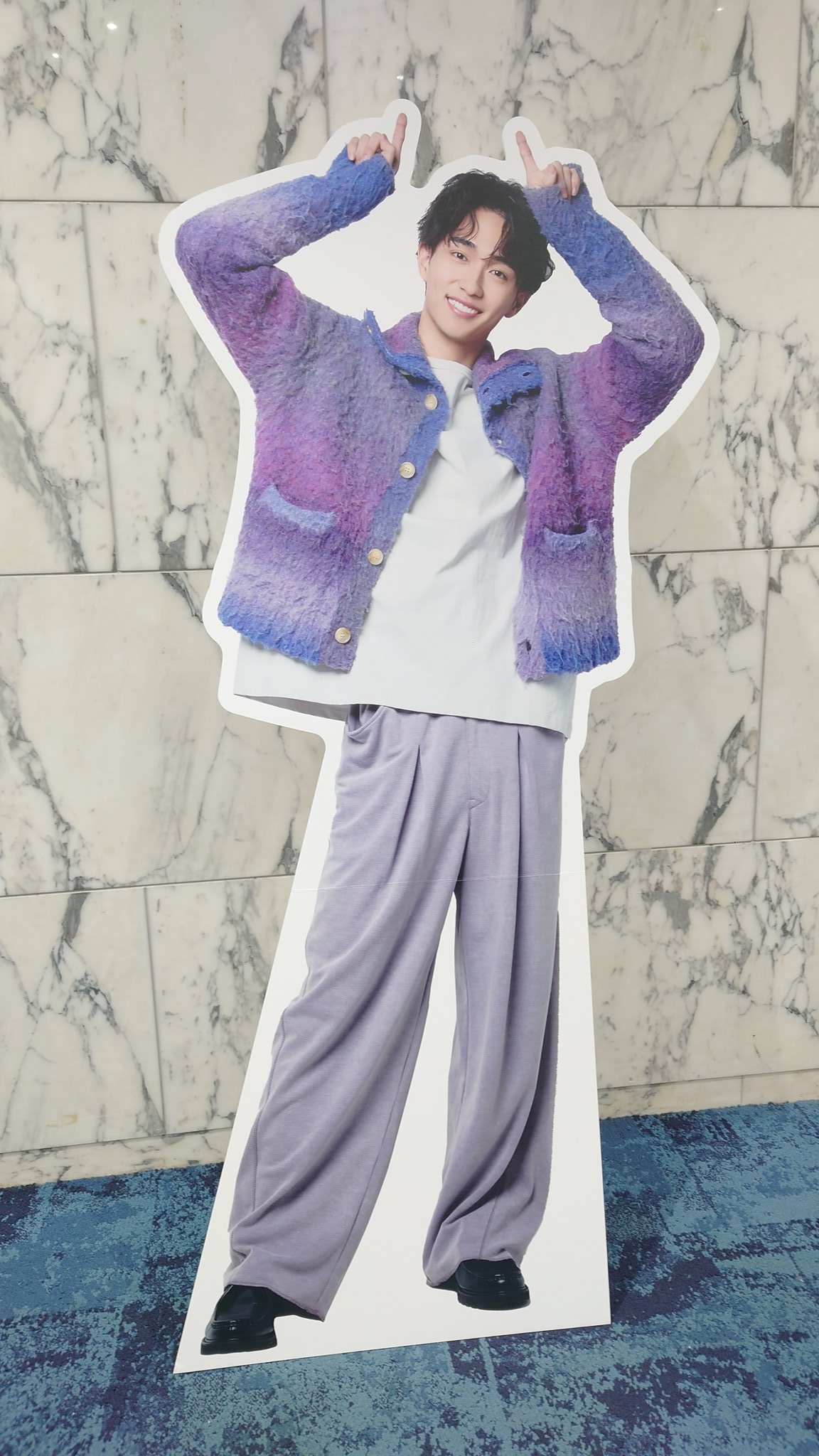 野村康太 1st Fanmeeting ファンミ 直筆サイン入りポスター 研音Message